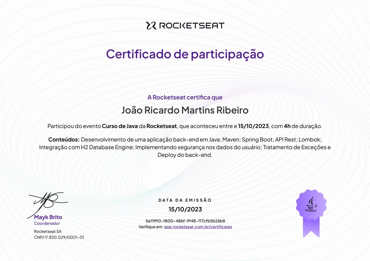 Certificate 8